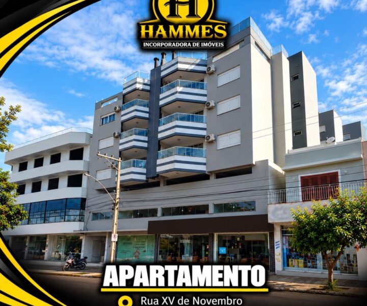 VENDE: Apartamento nº: 503 de 148,62m² com alto padrão de acabamento com duas garagens no residencial Porto Seguro – Centro de Crissiumal – RS