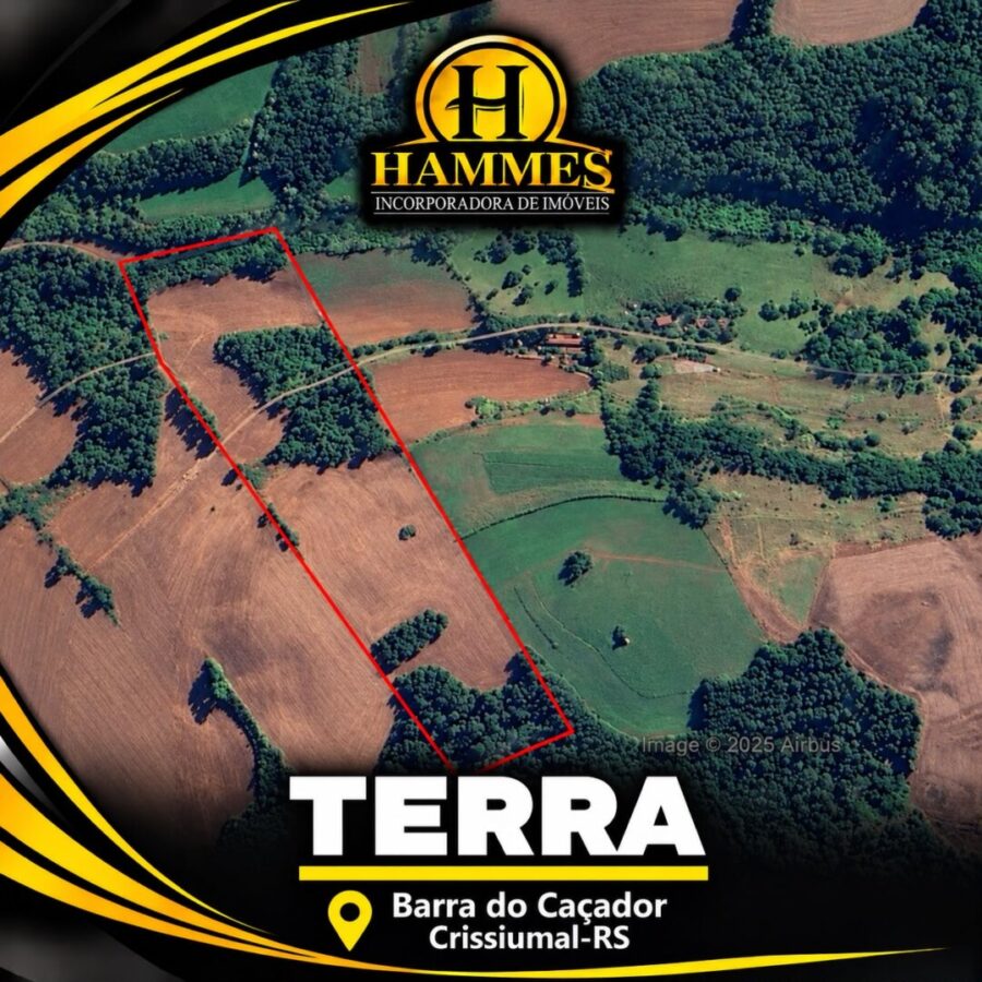 VENDE: Lote Rural – Terra com 6,9 hectares, sem benfeitorias, na Barra do Caçador, interior de Crissiumal – RS